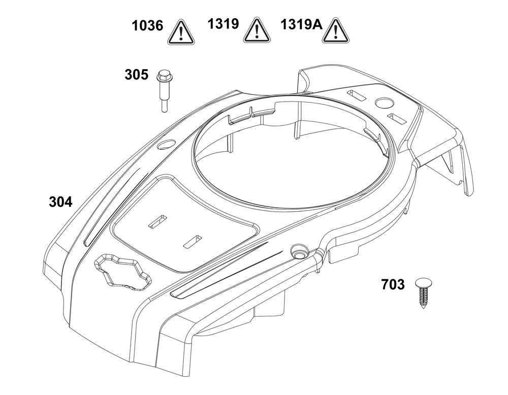 Blower Housing Group Diagram and Parts List for 123P02-0008-H5 100000 - 19Z999 Briggs and Stratton Engine